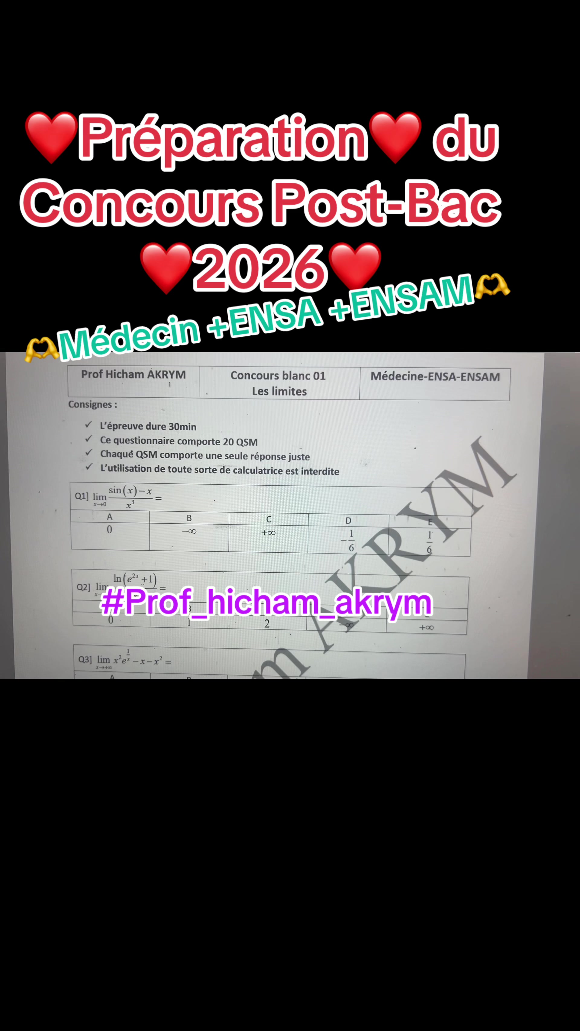 @Prof Hicham AKRYM