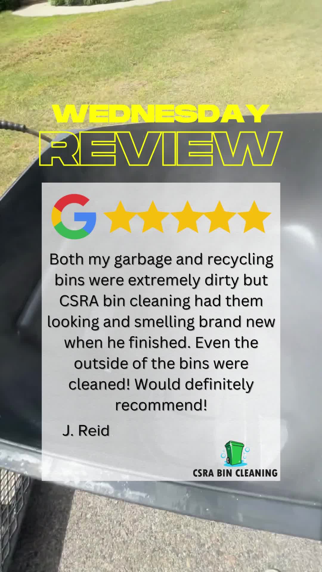 @CSRA Bin Cleaning