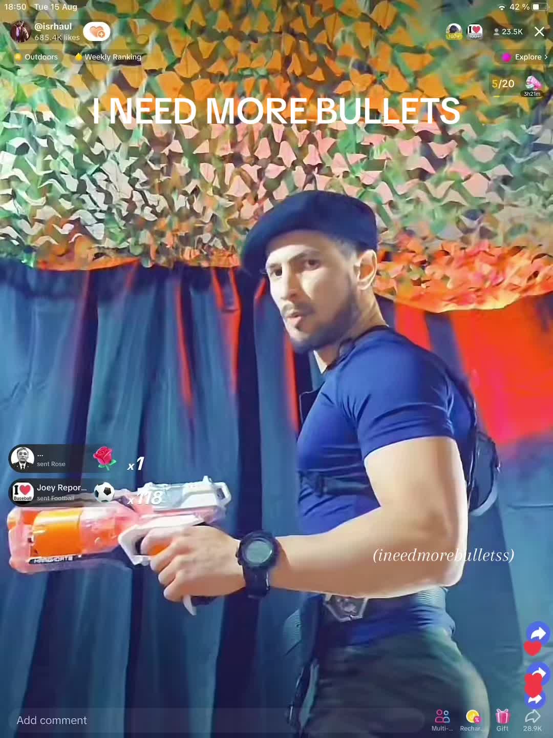 @I Need More Bullets