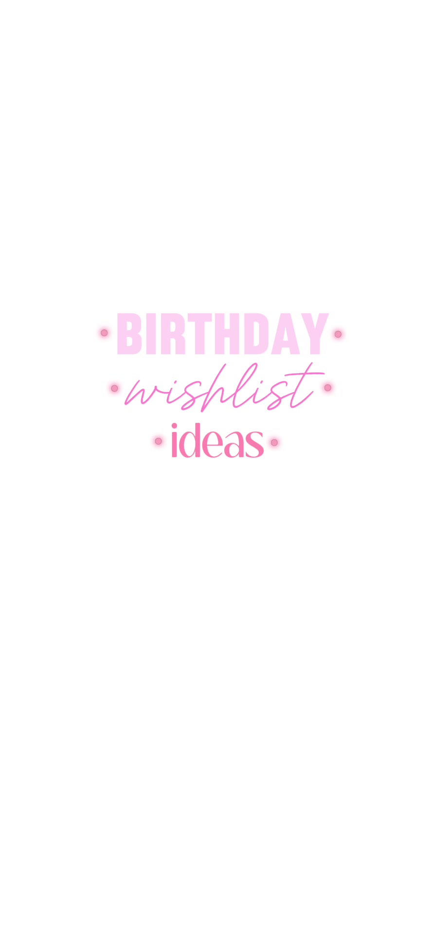 @list ideas!!