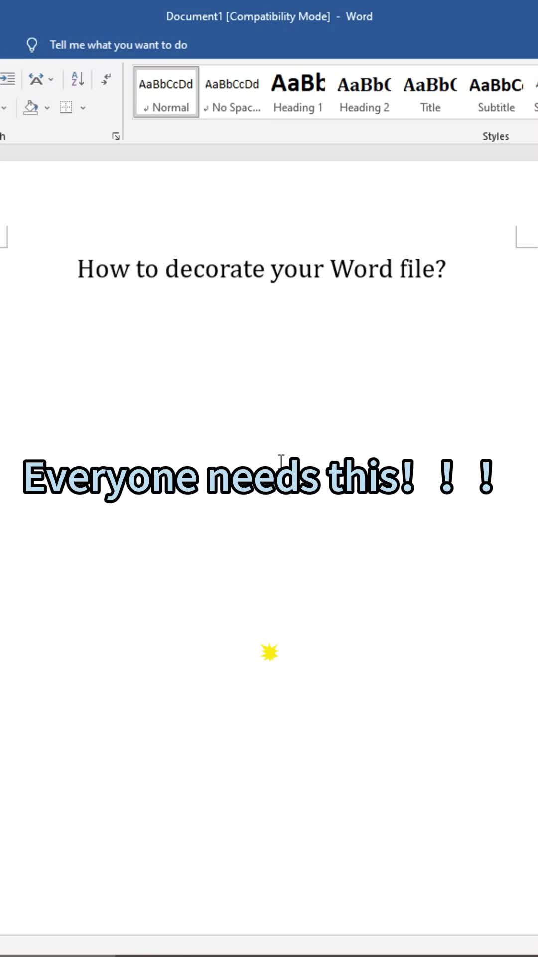 @Word_tips