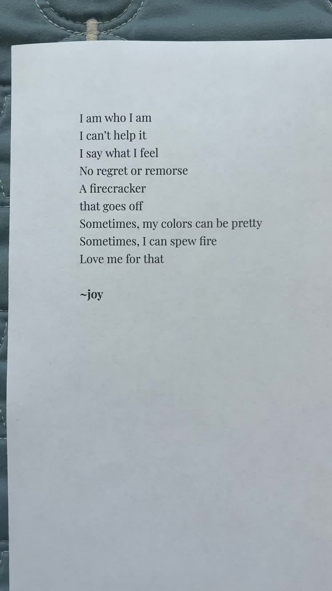 @Joyce Frank