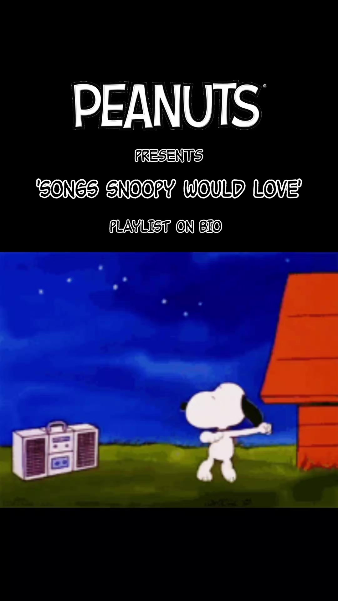 @songs snoopy would love