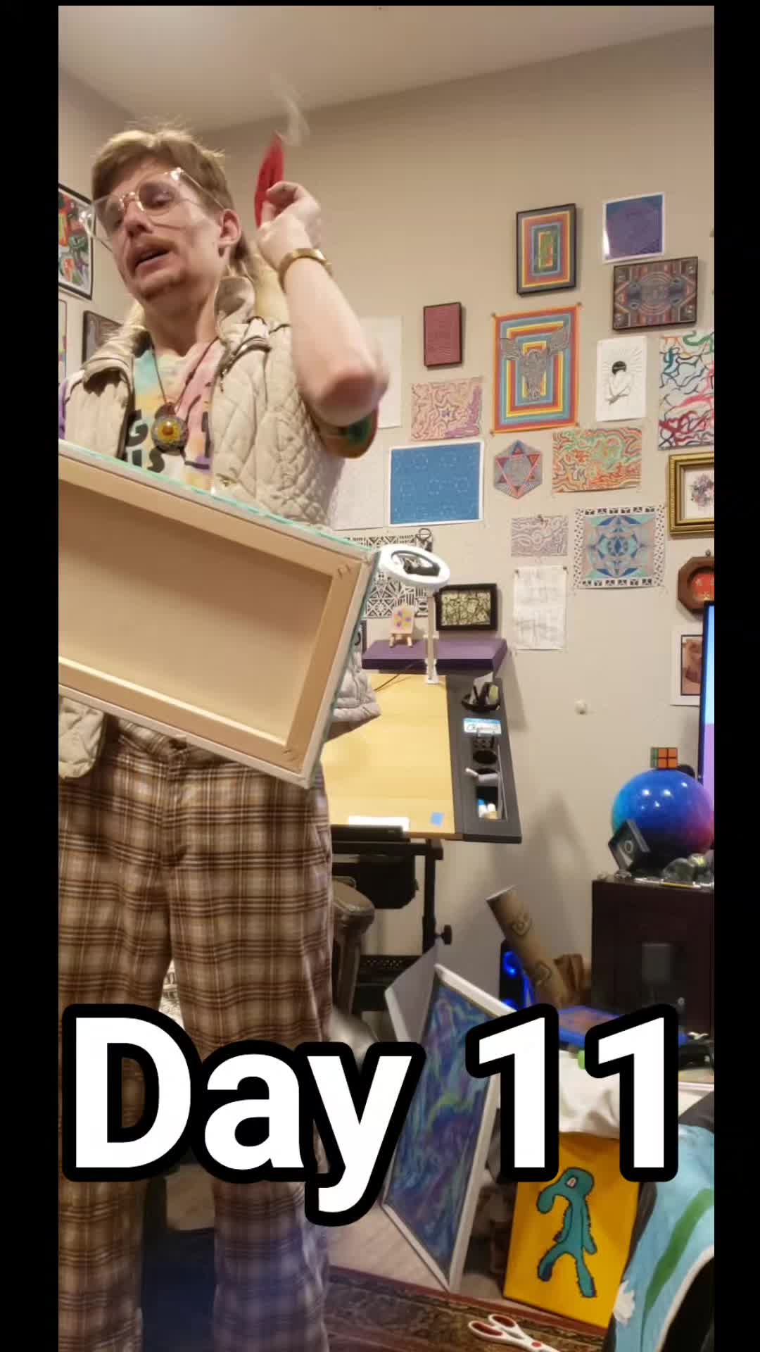 @Chadwin Shows His Art