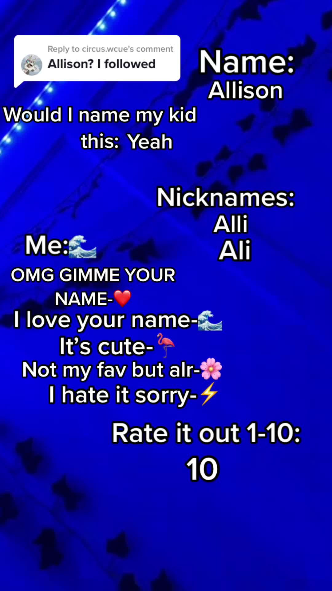 @Rating Names 😃