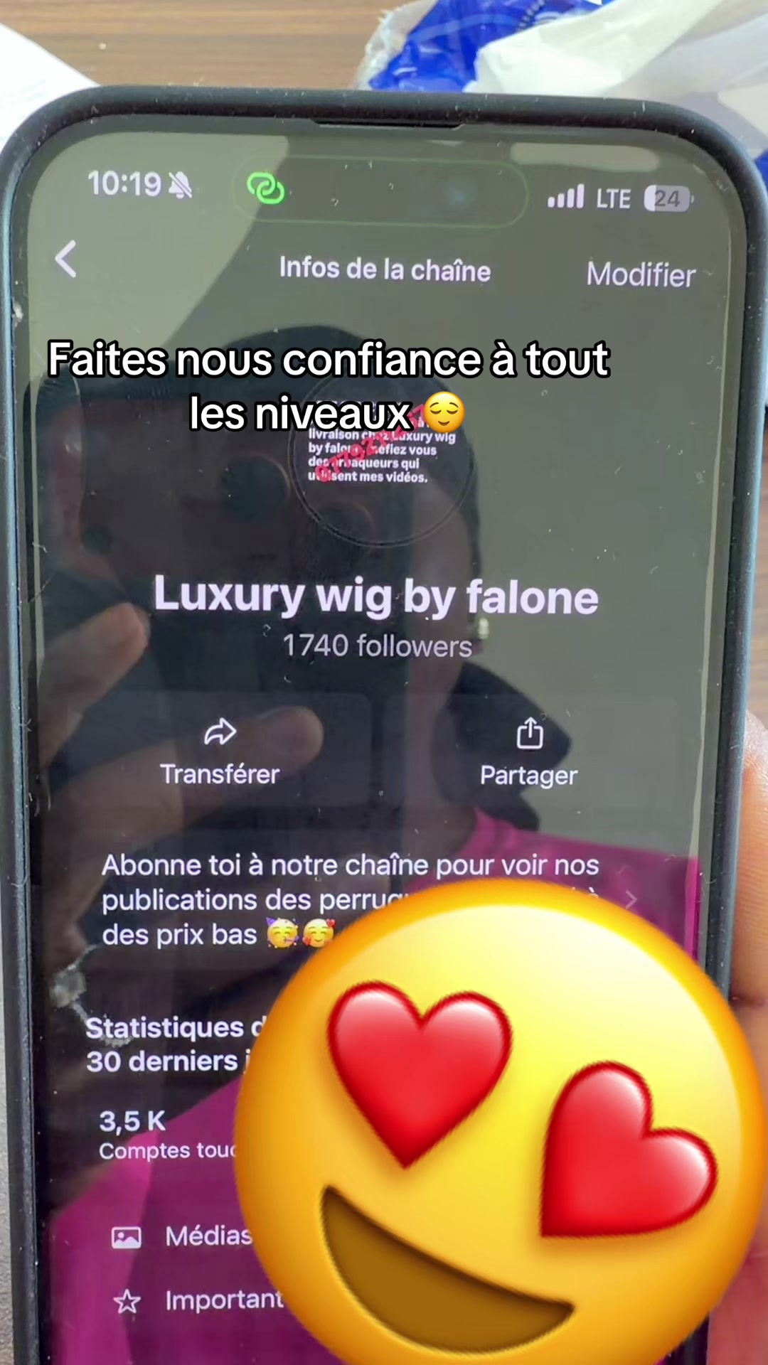 @Luxury wig by falone