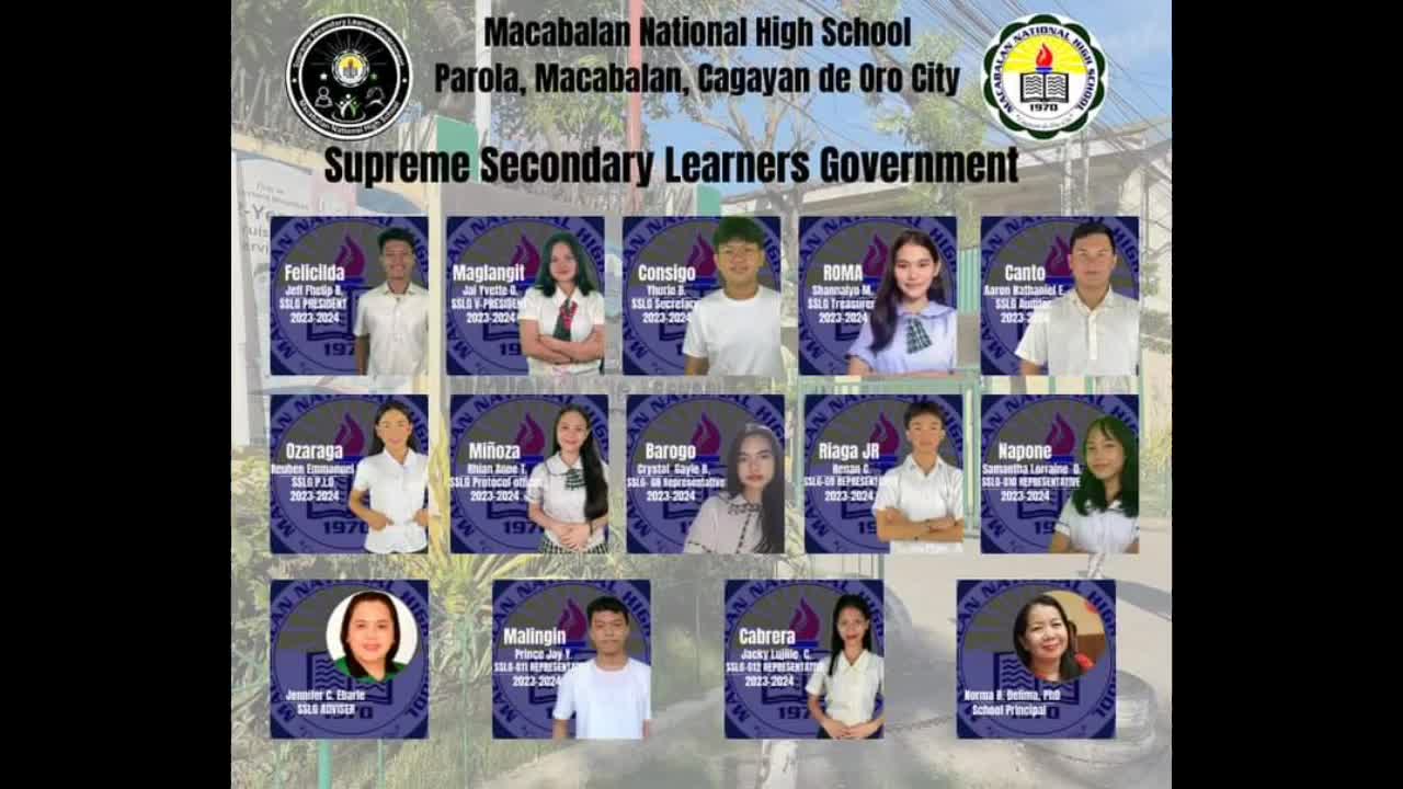 @Macabalan NHS- SSLG