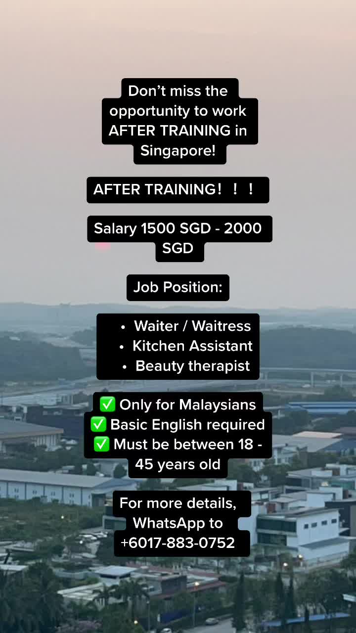 @Job opportunities in Singapore