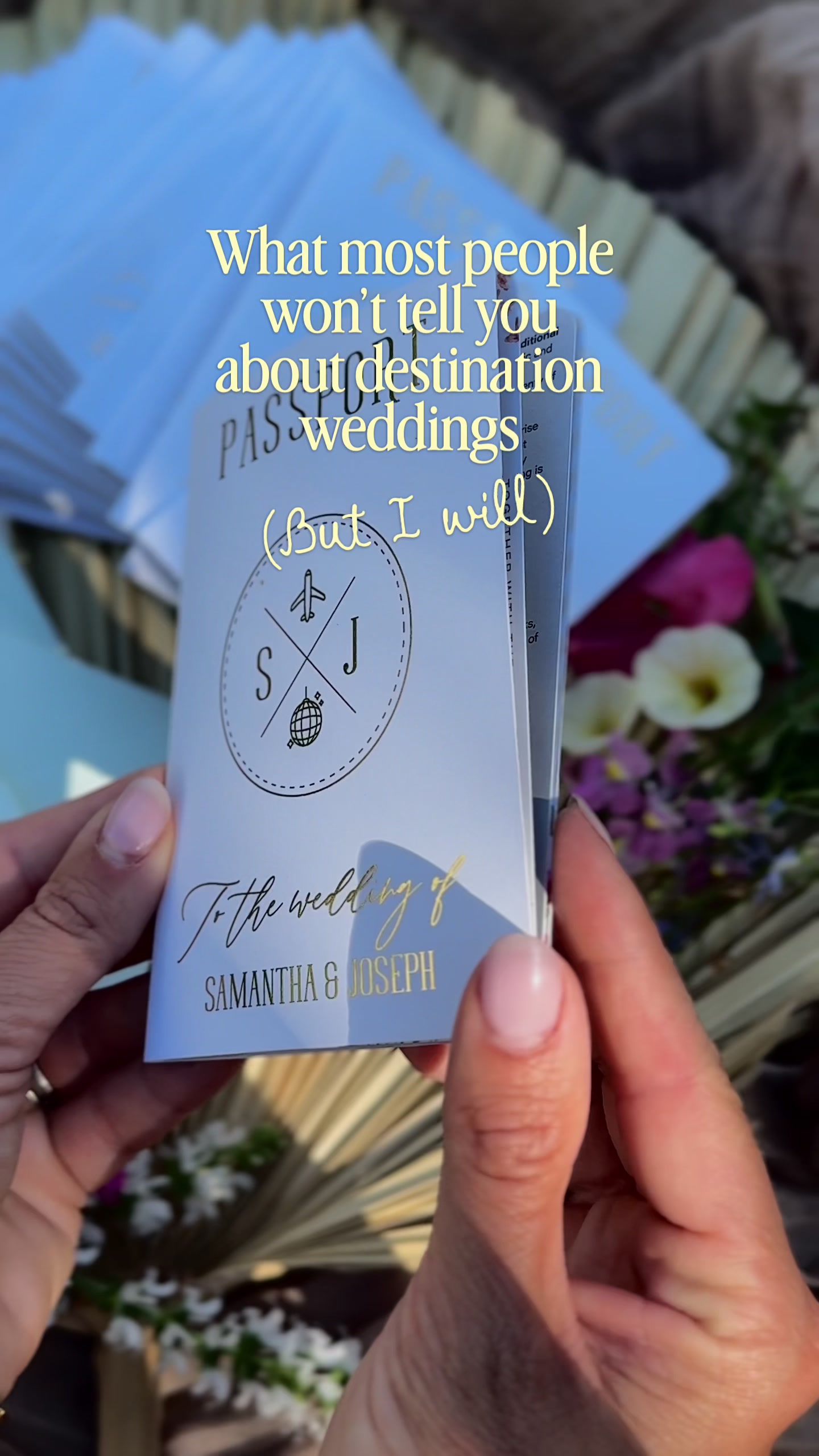 @destination wedding invites