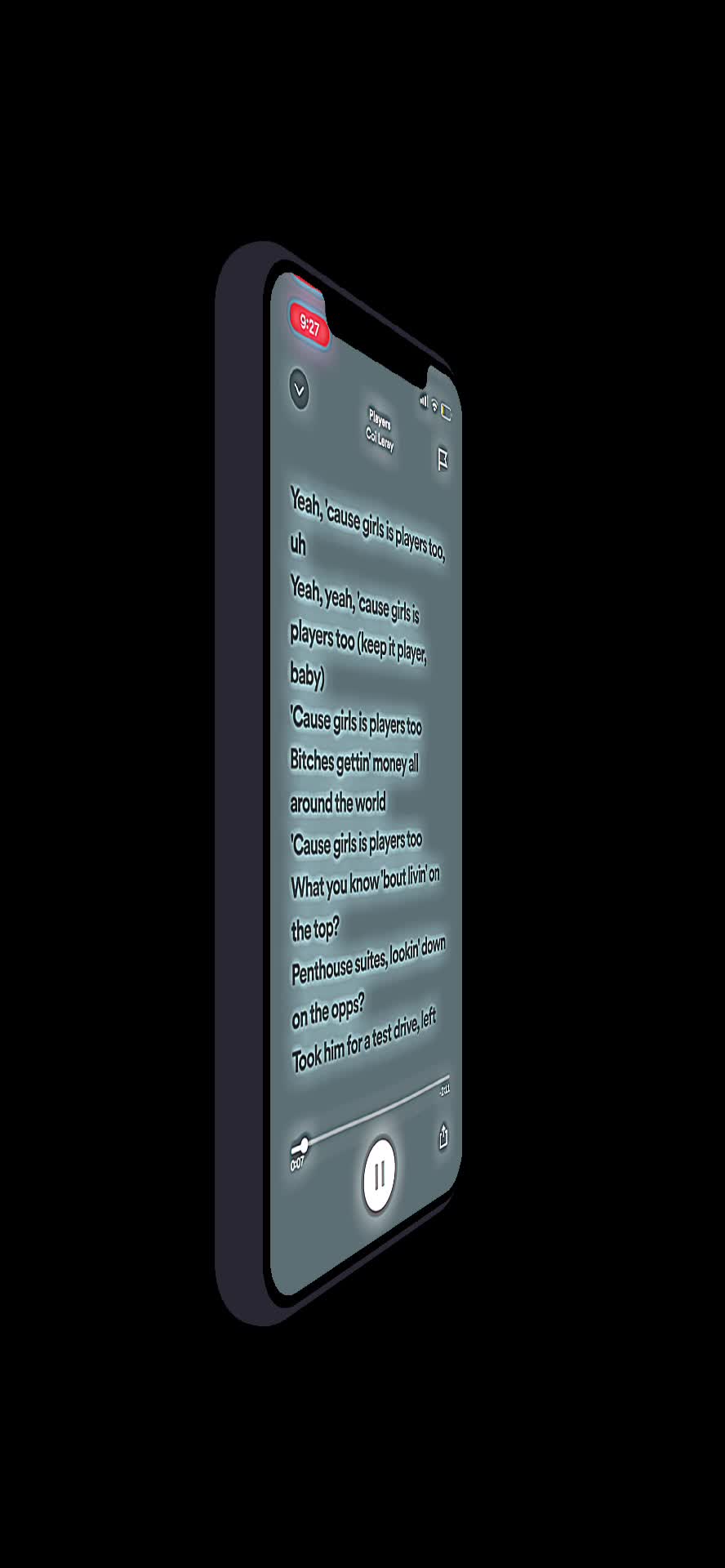 @Spotify lyrics