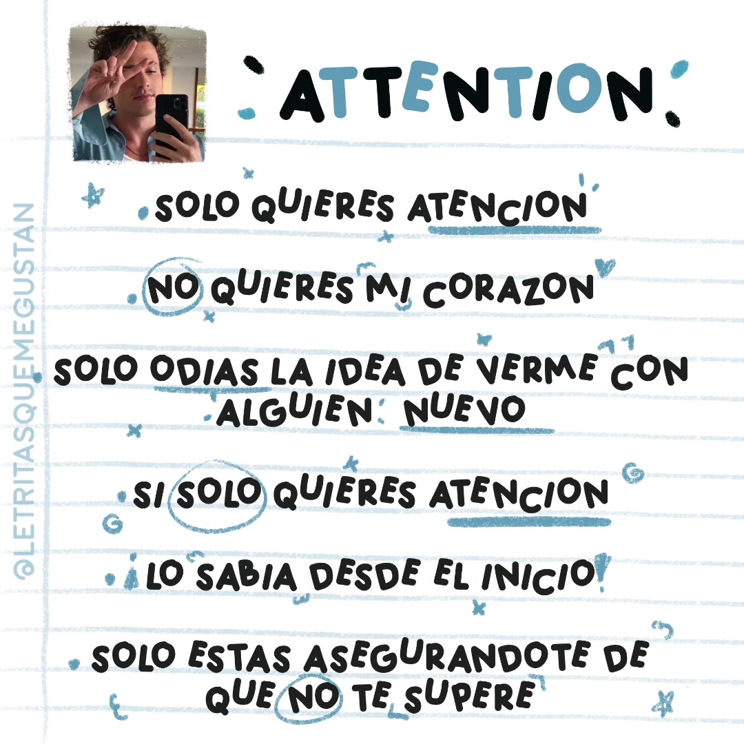 @Lyrics de canciones que amo!;)