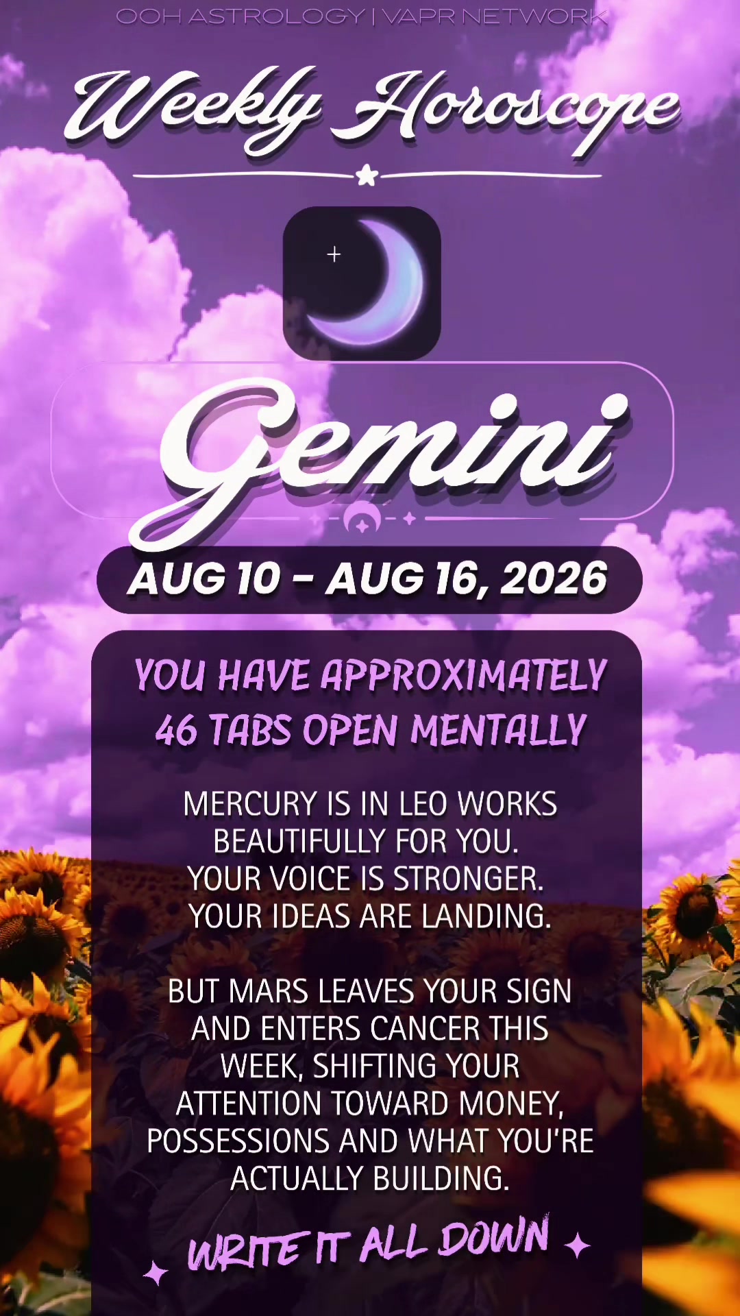 @RIVER PHILLIPS x OOH ASTROLOGY
