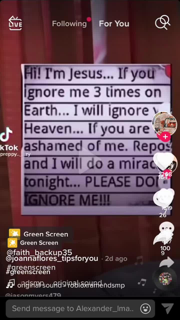 @Jesus died for you