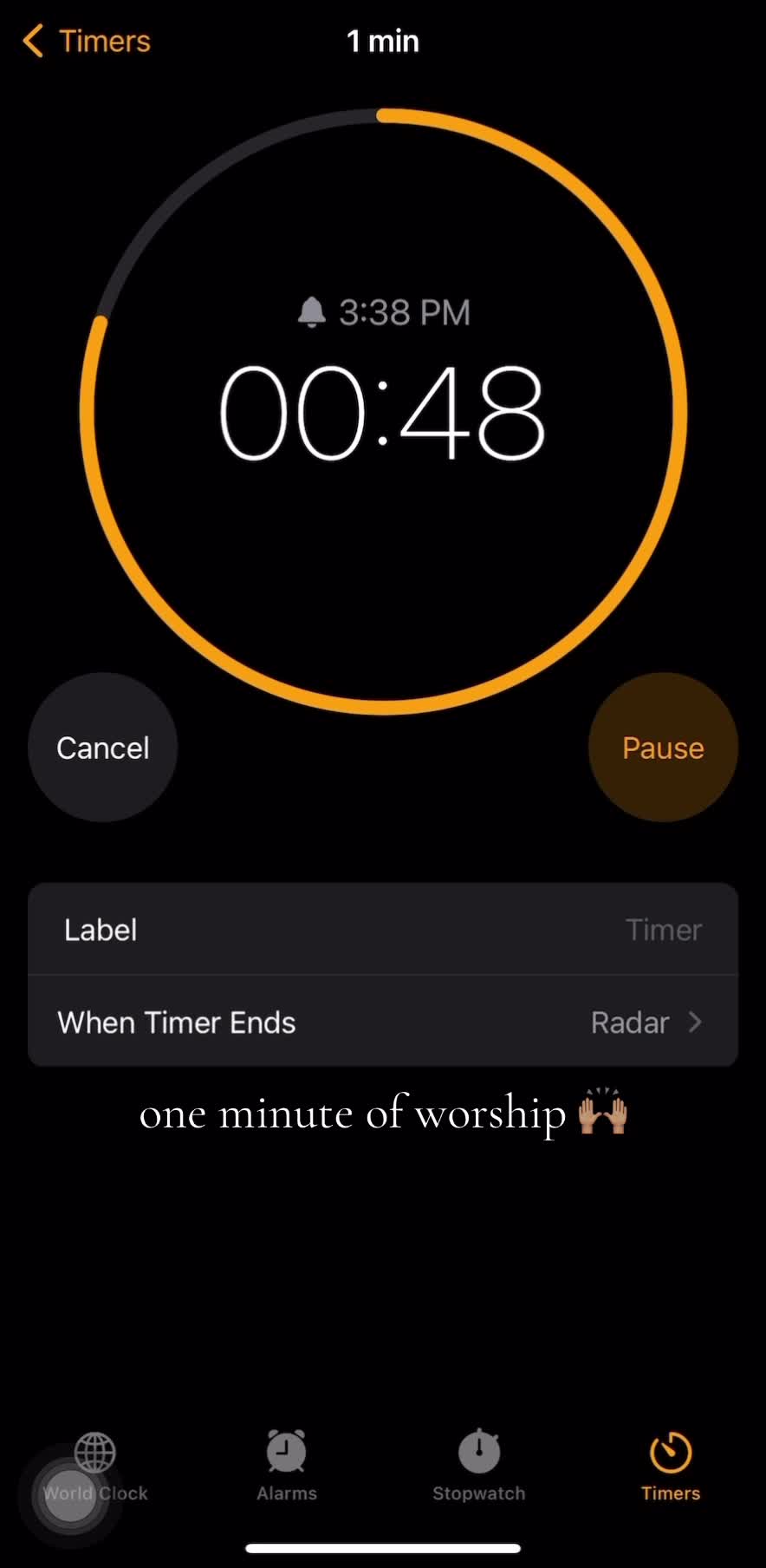@Minute of Worship