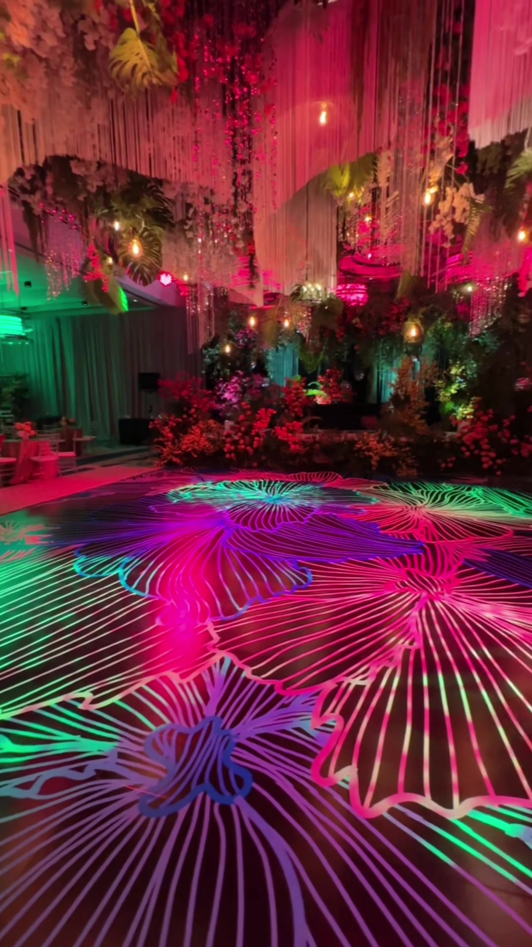 @Wrapped Vinyl Dance Floor
