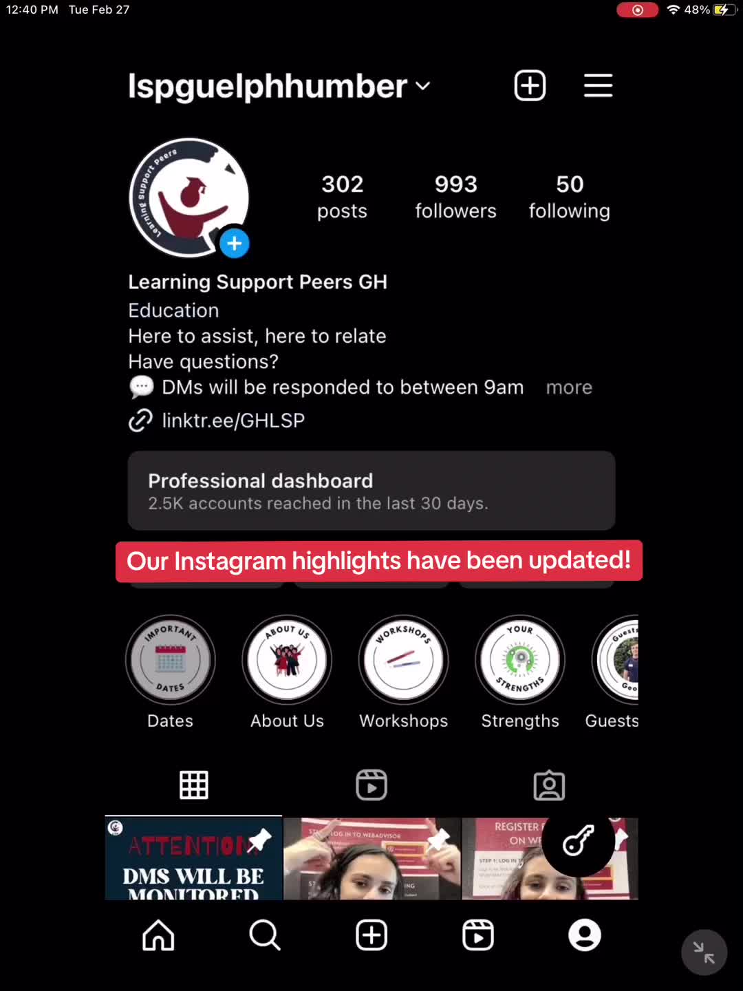 @Learning Support Peers