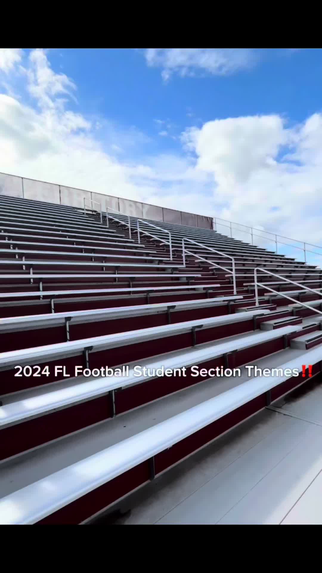 @flhs bleacher captains