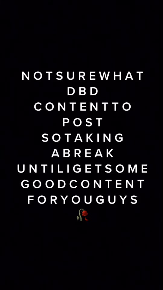 @Dead by daylight