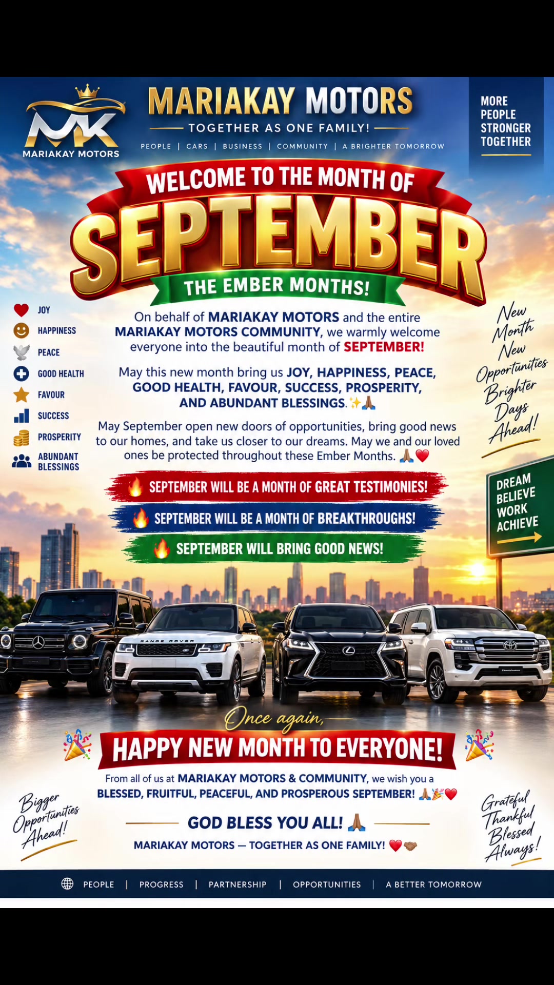 @Mariakay motors
