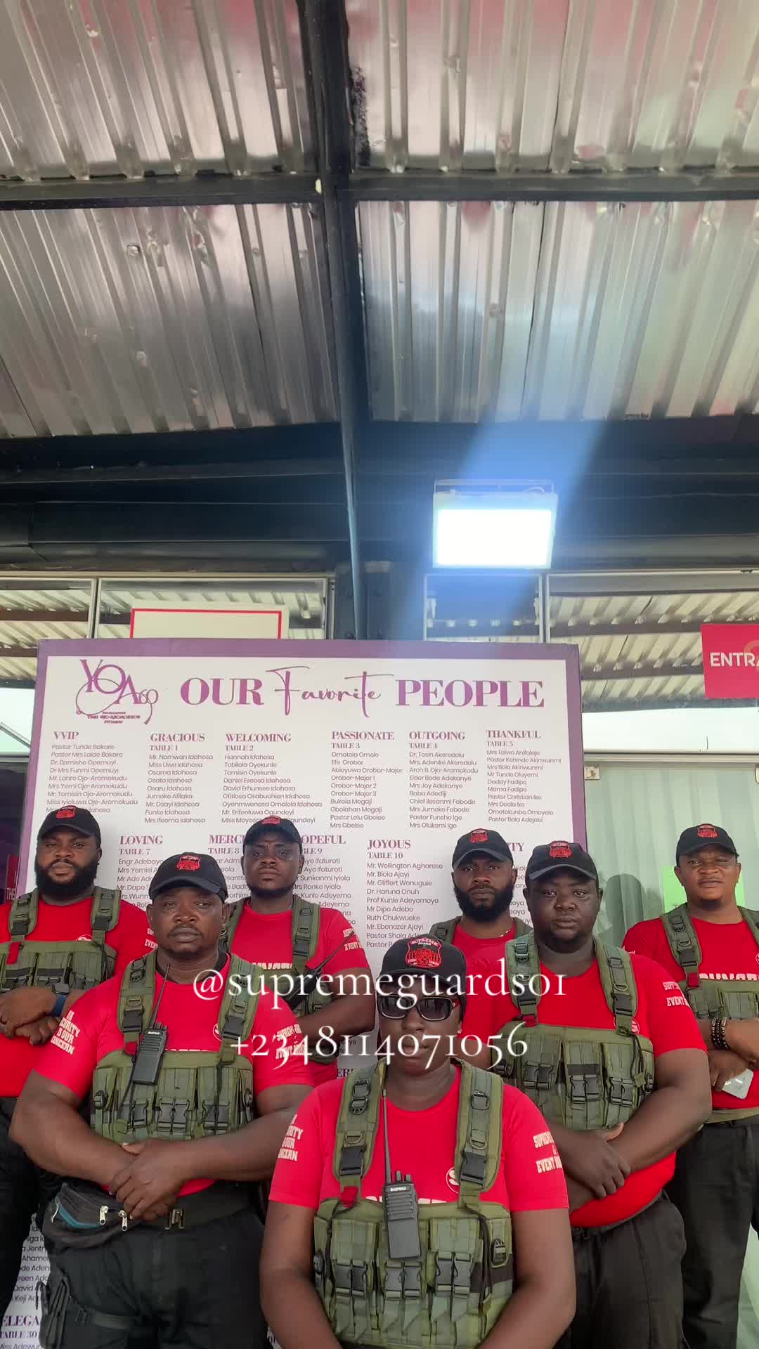 @SUPREME GUARD EVENT LIMITED ®