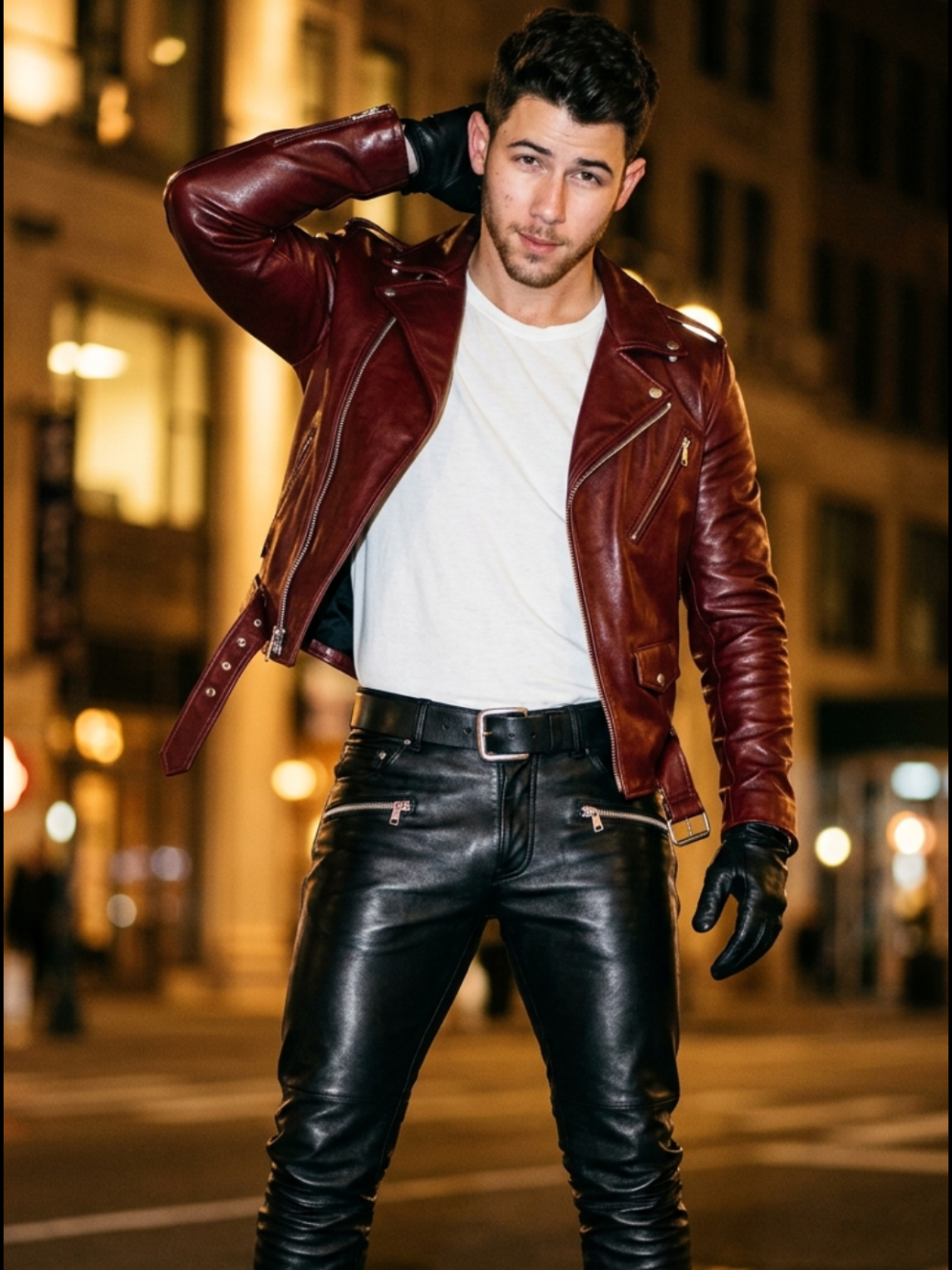 @Leather Men Aesthetic