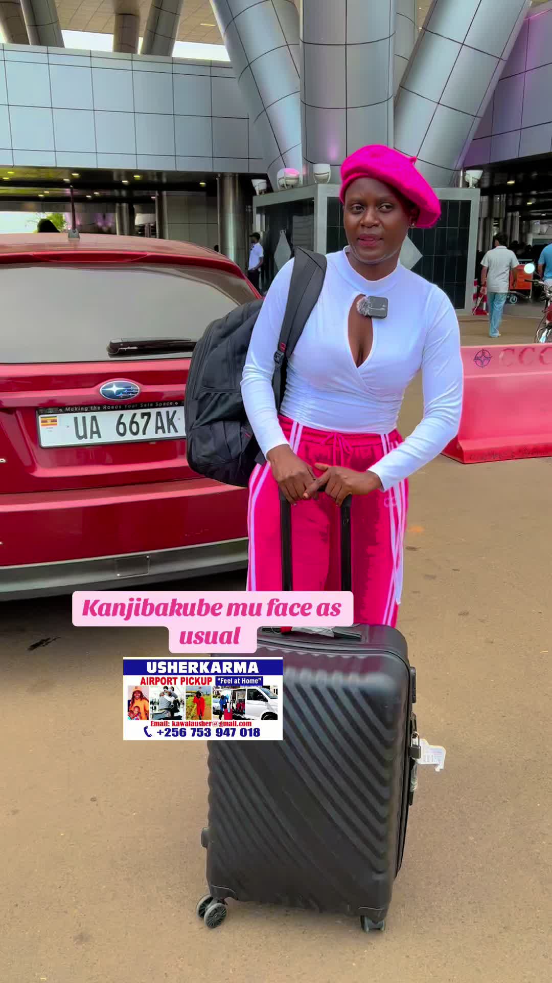 @USHERKARMA AIRPORT PICKUP 🇺🇬