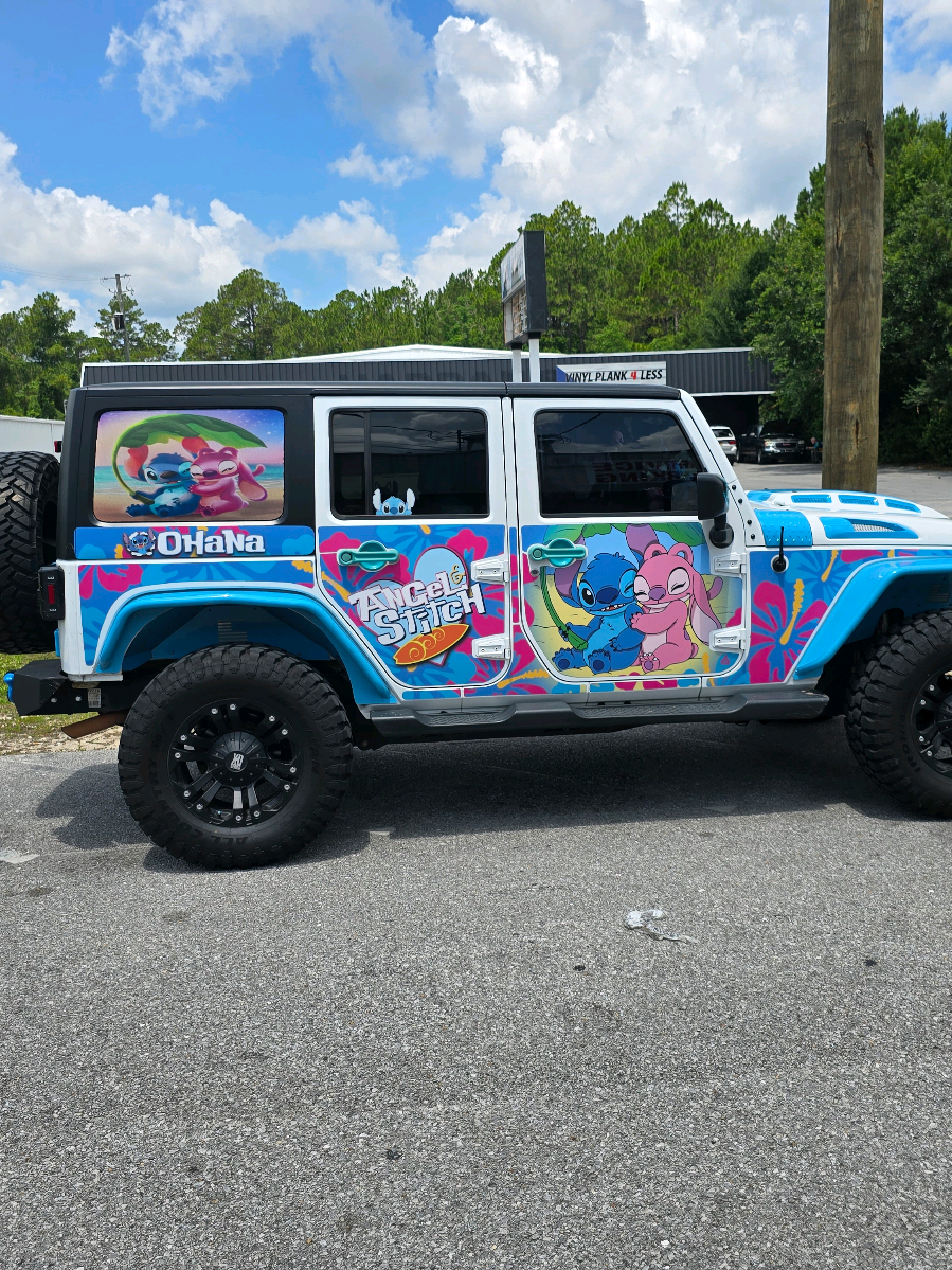 @Stitch and Angel Jeep