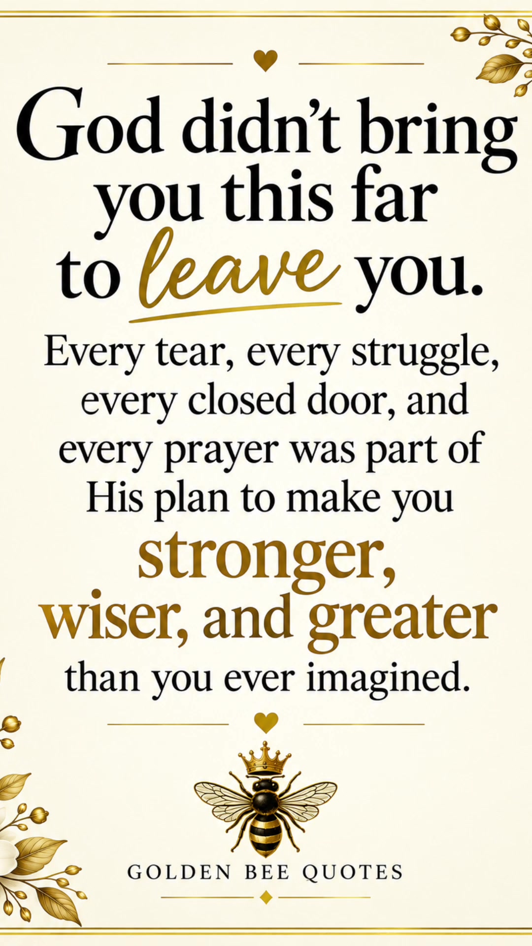 @Golden Bee Quotes