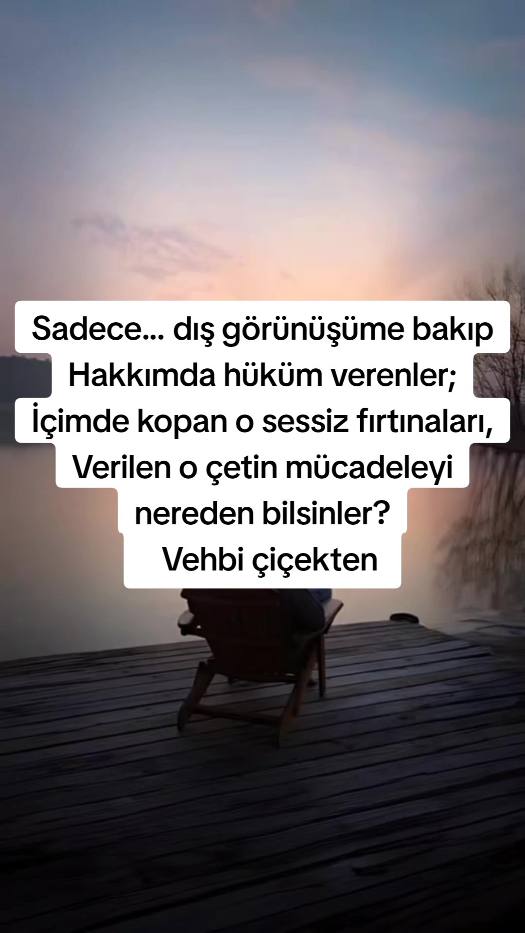 @Vehbi çiçekten