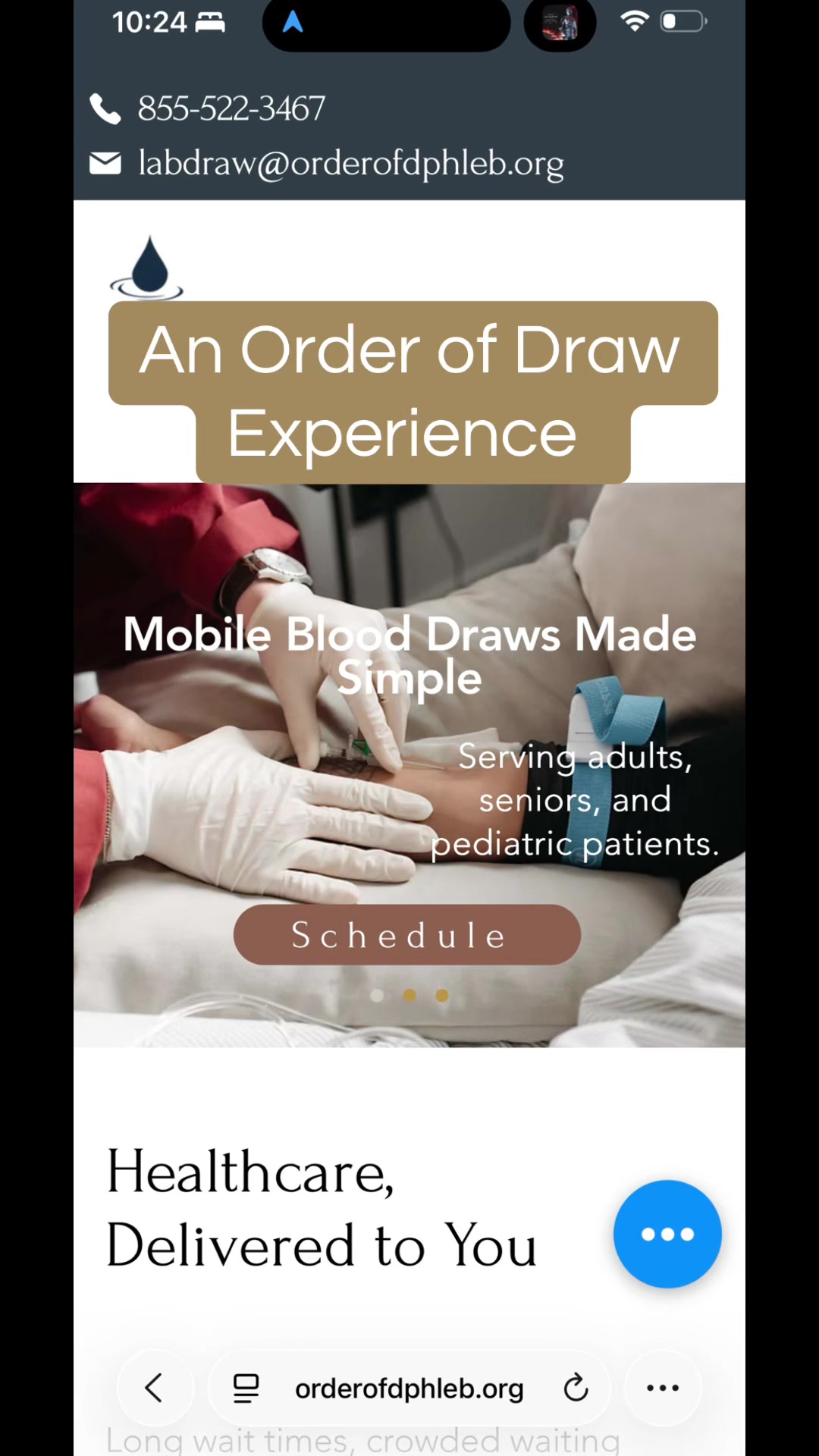 @Order of Draw—Mobile Lab