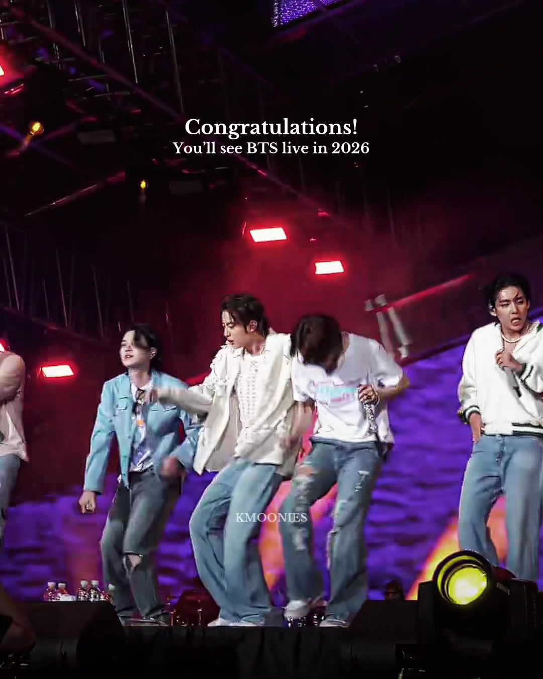 @moonie⁷ SAW BTS!