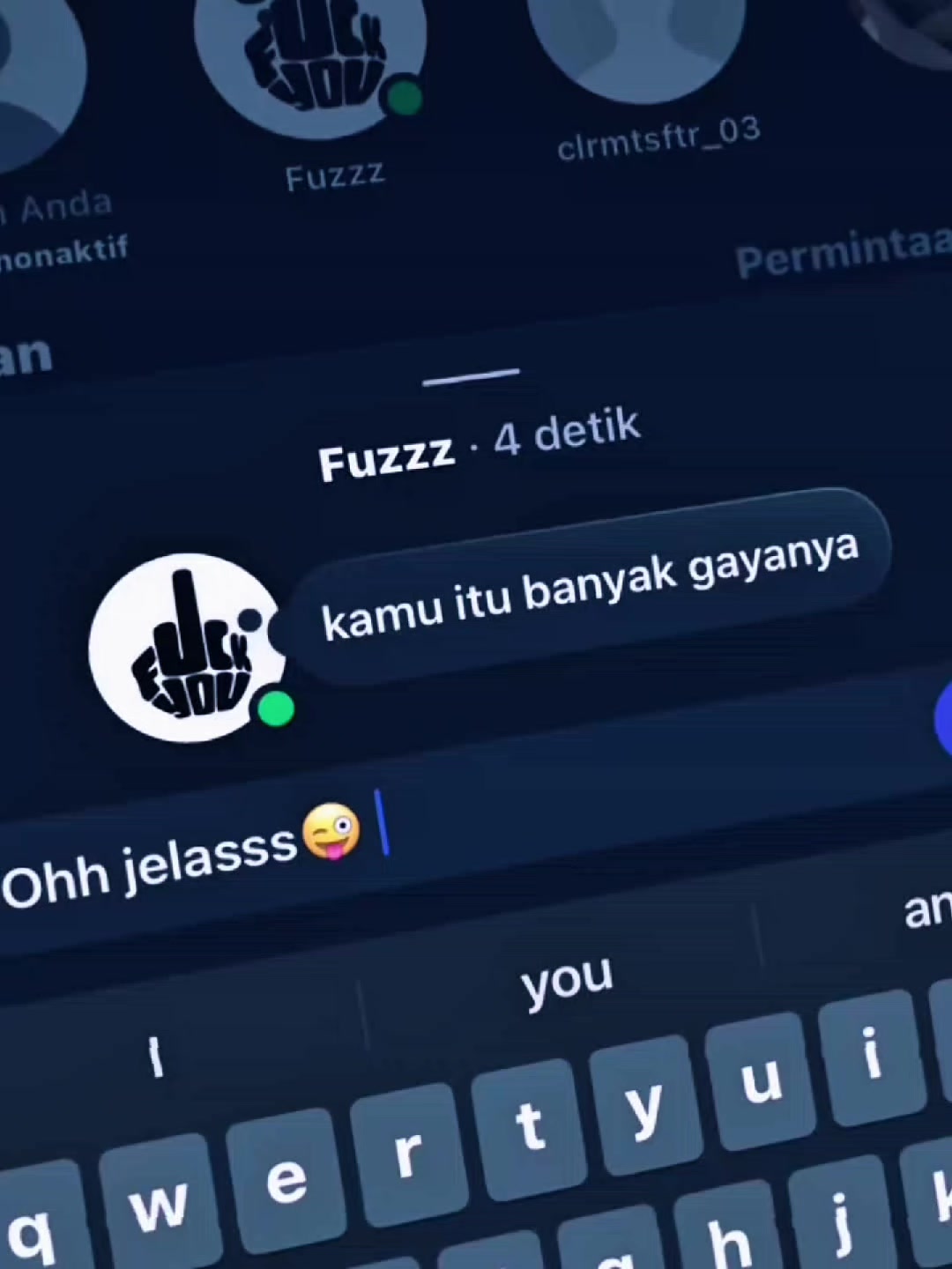 @ga enak just friend