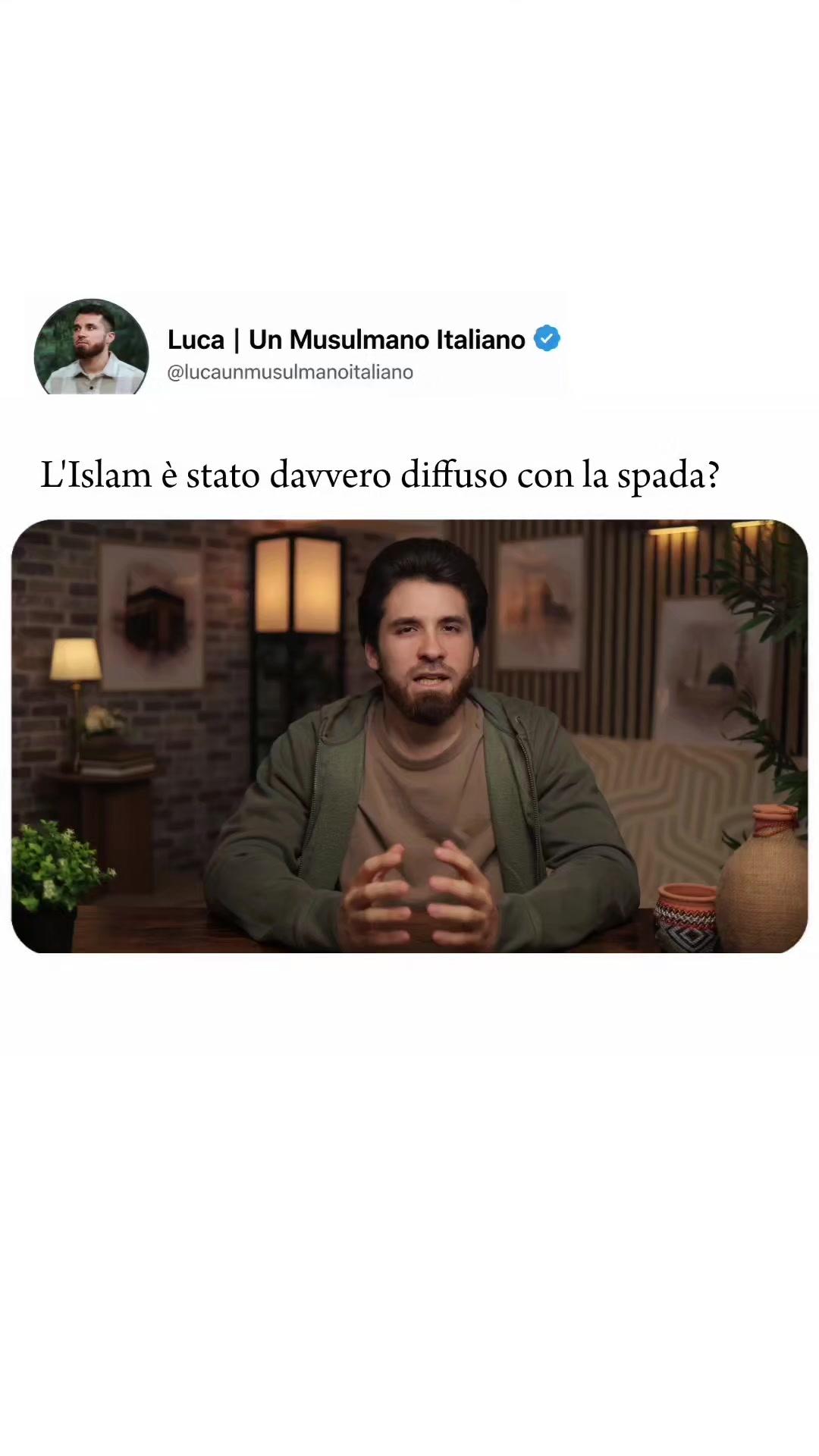 @Un Musulmano Italiano