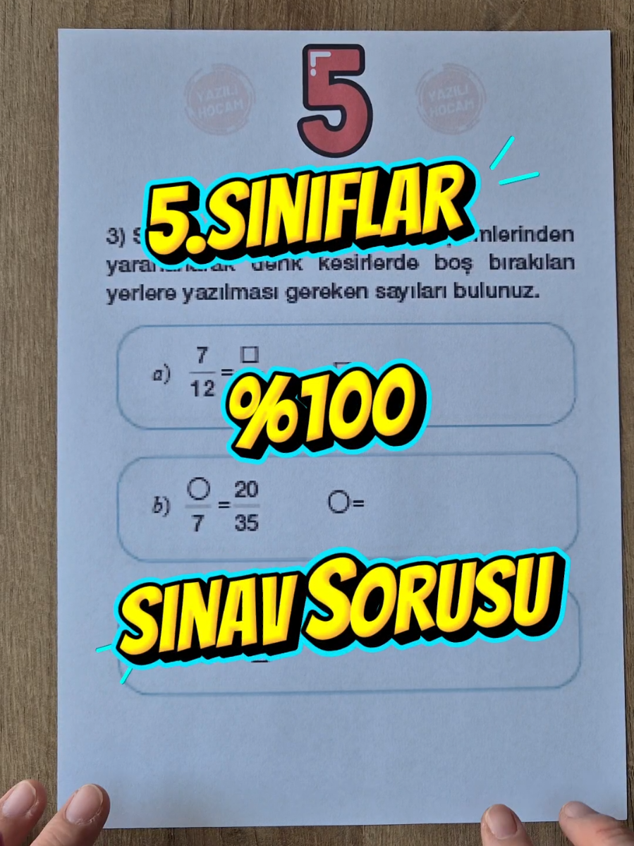 @Yazılı Hocam