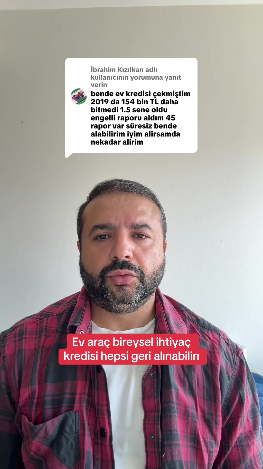 @Kredini geri almak istermisin