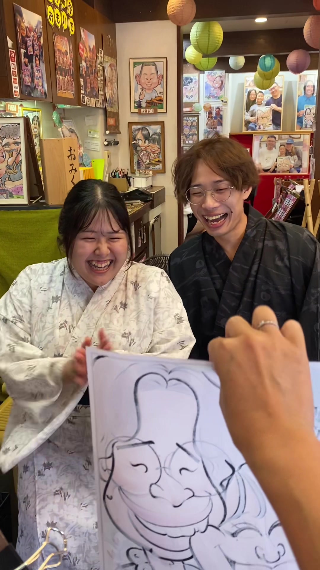 @京都の爆笑似顔絵屋さん
