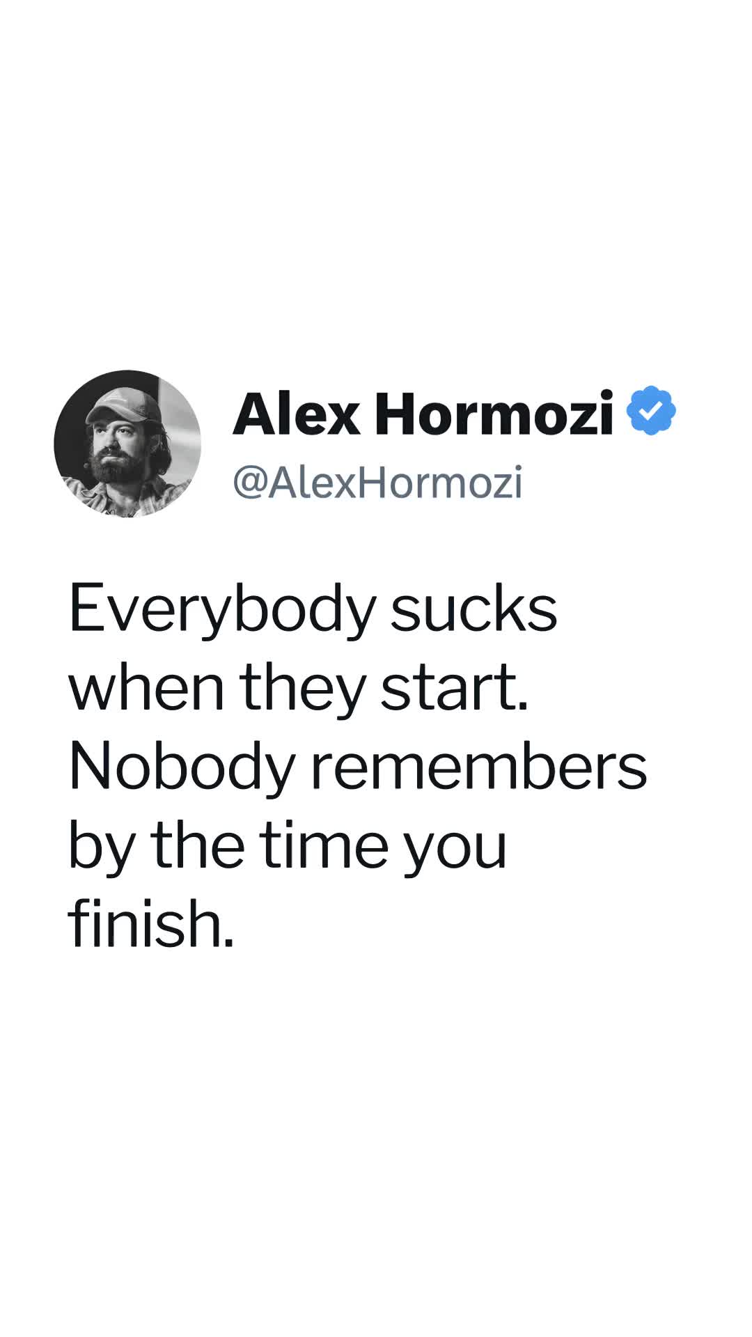 @Alex Hormozi
