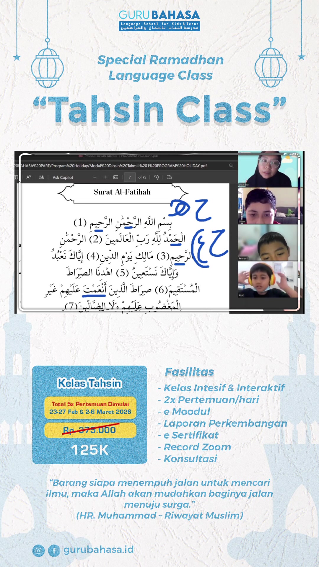 @Kampung Inggris Guru Bahasa