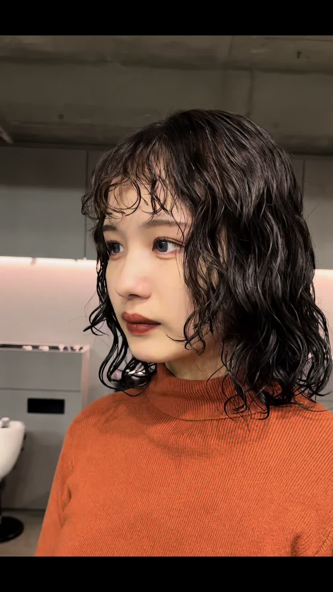 @レディースパーマ/スパイラル/ニュアンス/カーリー