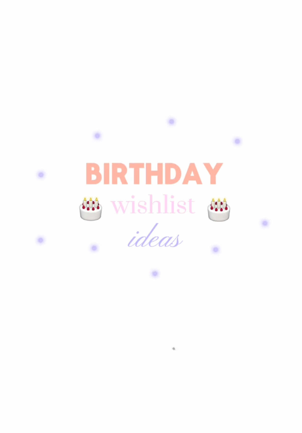 @list ideas!!
