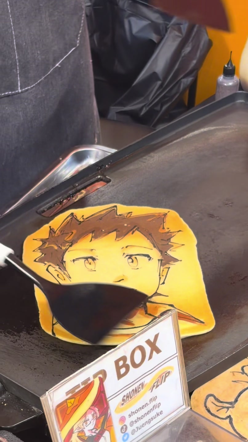 @Shonen Flip pancake art