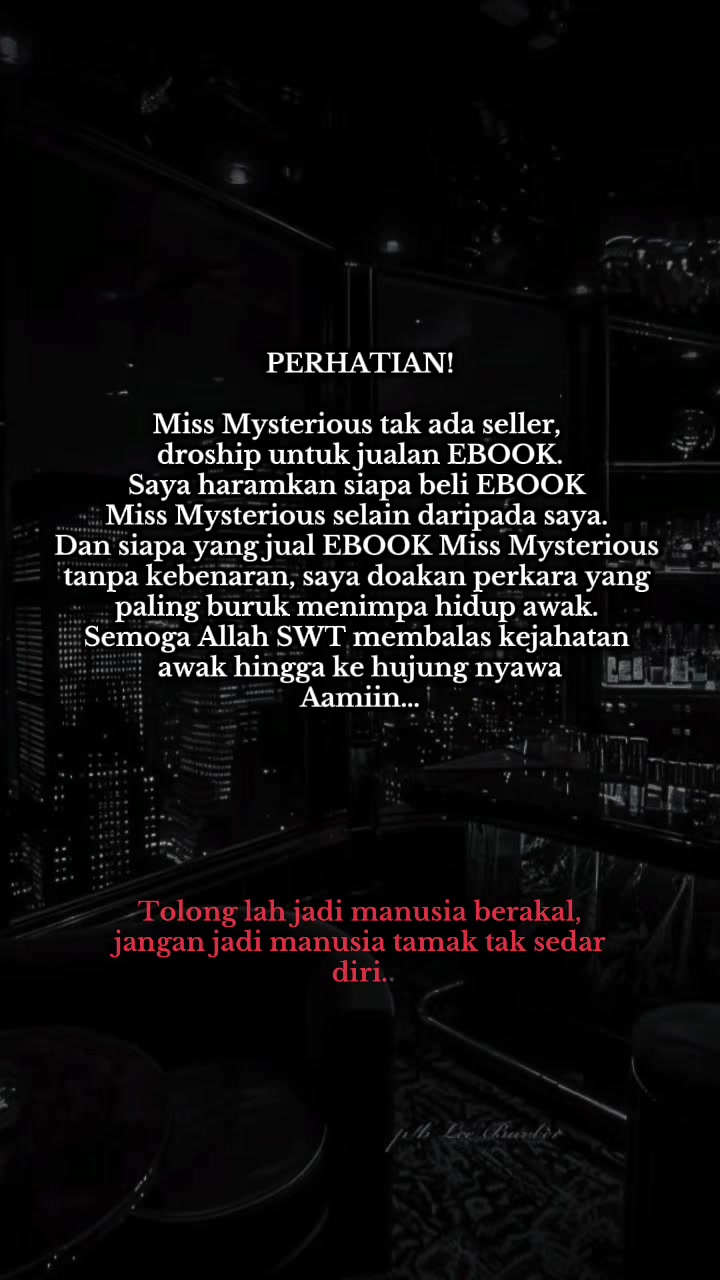 @Miss Mysterious|Author