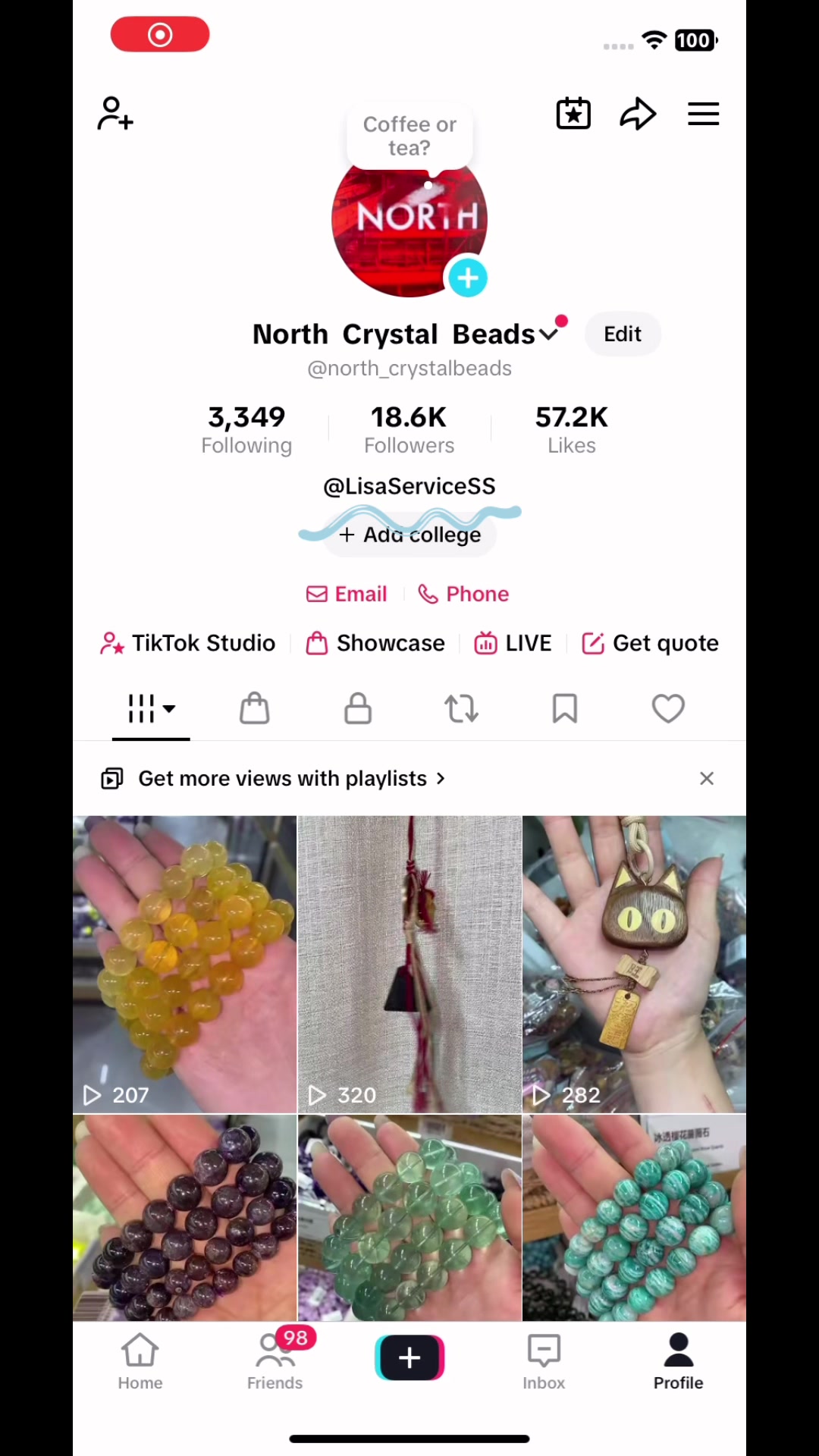 @North&ensp;Crystal&ensp;Beads