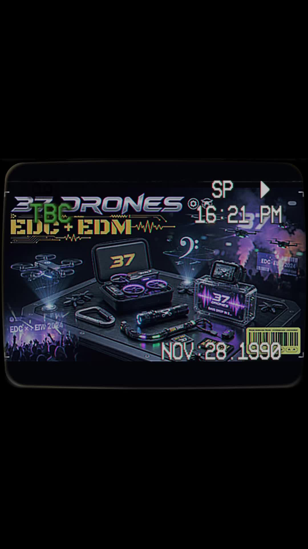 @EDC + EDM ⚙️ 37 Drones