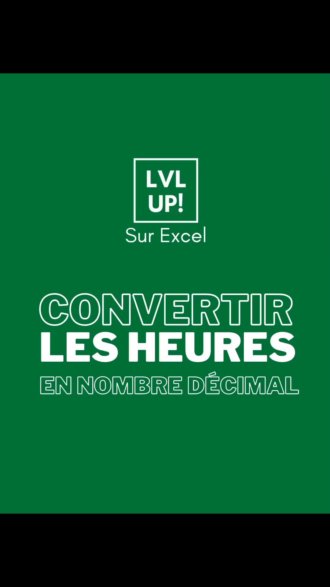 @Level Up Sur Excel