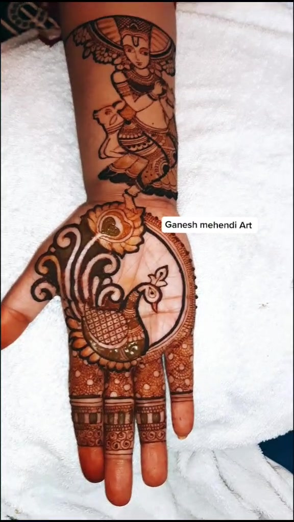 @mehendiArtist ganesh