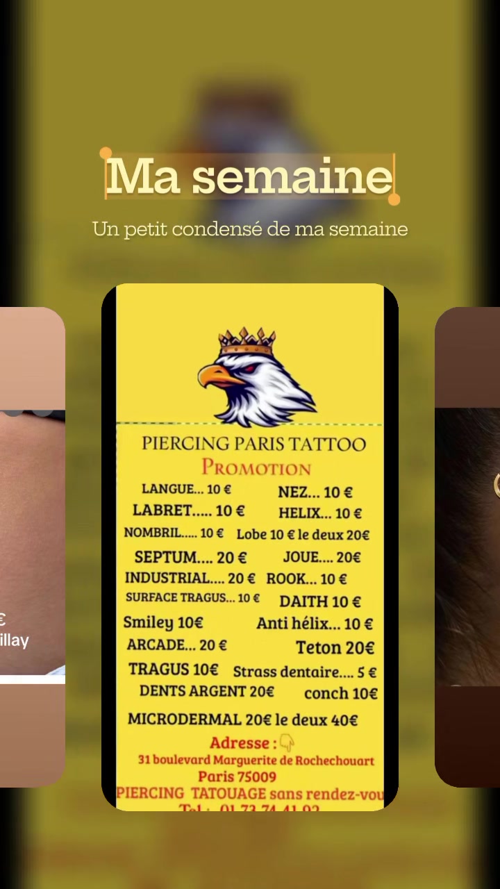 @piercing paris tattoo