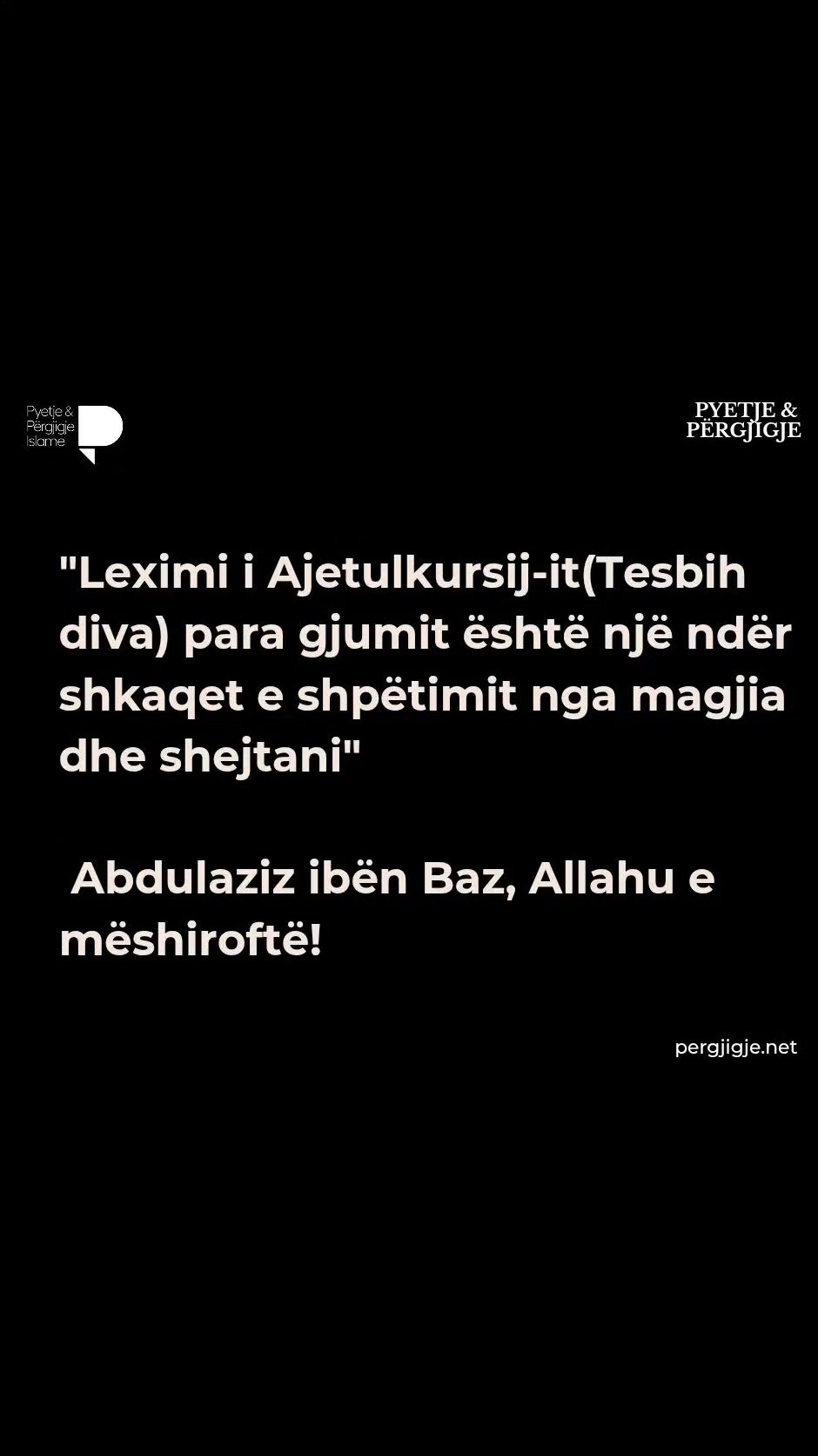 @Pyetje & P&euml;rgjigje Islame