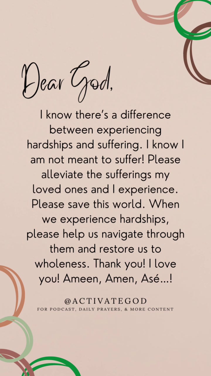 @Activate God