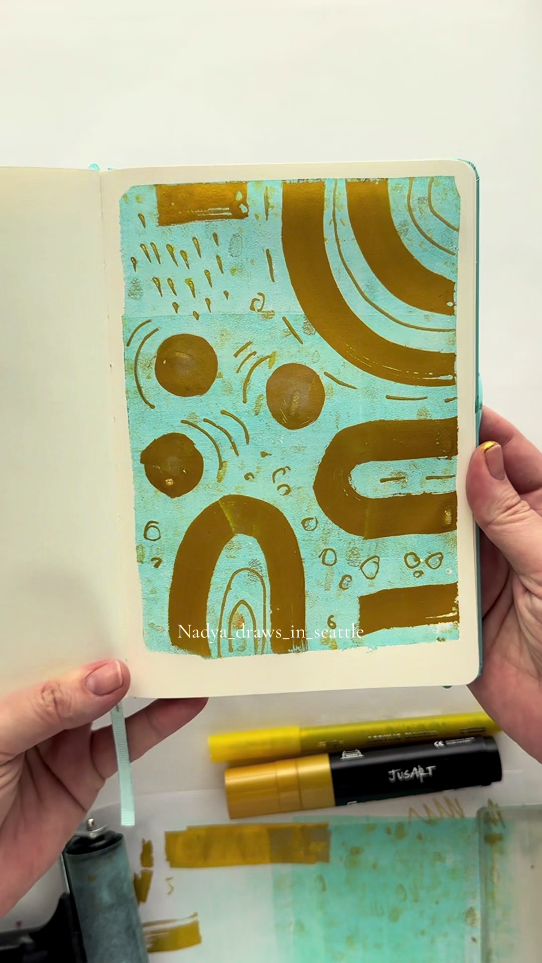 @Nadya / gel printing ideas